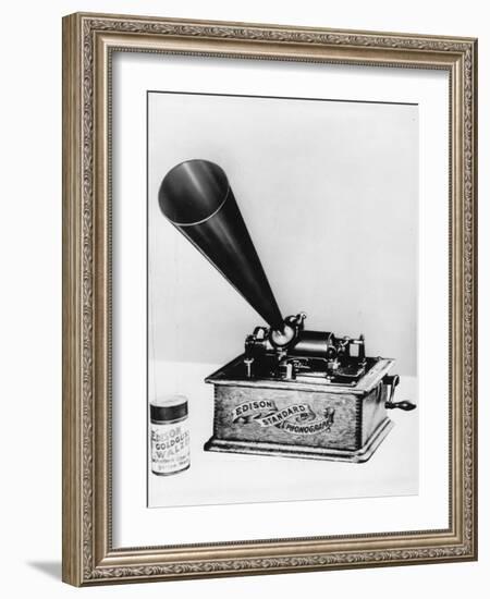 Phonograph by Edison-null-Framed Photographic Print