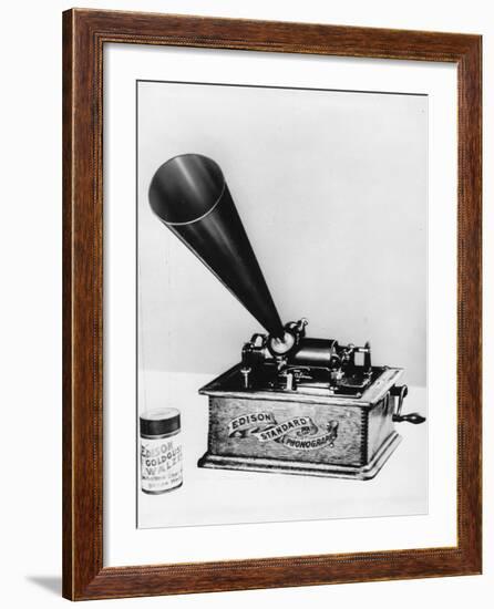 Phonograph by Edison-null-Framed Photographic Print