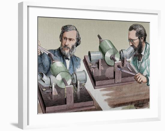 Phonograph. Created in 1877 by Thomas Alva Edison (Milan, Ohio, 1847-West Orange, 1931)-Prisma Archivo-Framed Photographic Print