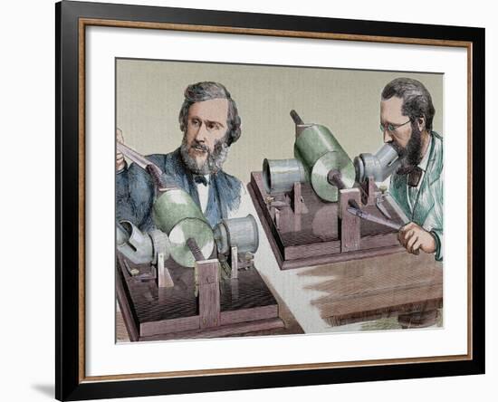 Phonograph. Created in 1877 by Thomas Alva Edison (Milan, Ohio, 1847-West Orange, 1931)-Prisma Archivo-Framed Photographic Print