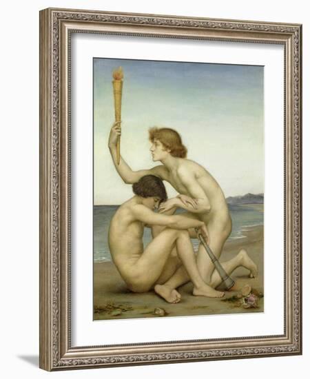 Phosphorus and Hesperus, 1882-Evelyn De Morgan-Framed Giclee Print