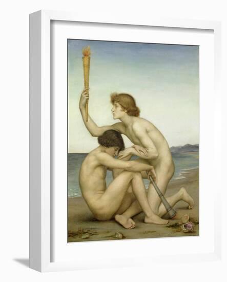 Phosphorus and Hesperus, 1882-Evelyn De Morgan-Framed Giclee Print