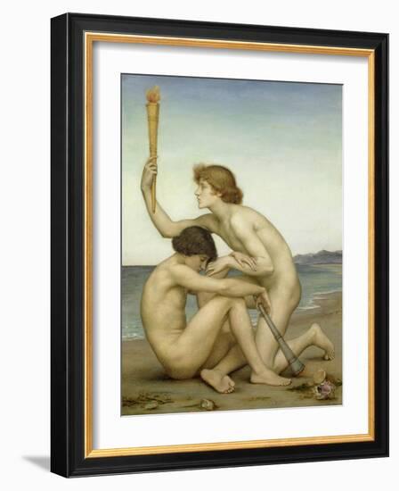 Phosphorus and Hesperus, 1882-Evelyn De Morgan-Framed Giclee Print