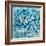 Photo Illustration of Abstract Flower Petals in Blue-Annmarie Young-Framed Photographic Print