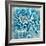Photo Illustration of Abstract Flower Petals in Blue-Annmarie Young-Framed Photographic Print
