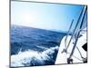 Photo of a 43 Foot Sailboat in Action, Speeding at Open Blue Sea, Parts of a Luxury Yacht Boat, Ext-Anna Omelchenko-Mounted Photographic Print