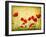 Photo Of A Poppies Pasted On A Grunge Background-Volokhatiuk-Framed Art Print