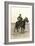 Photo of Cowboy on Horse-null-Framed Art Print