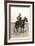 Photo of Cowboy on Horse-null-Framed Art Print