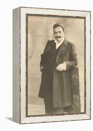 Photo of Enrico Caruso-null-Framed Stretched Canvas