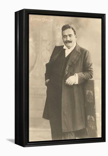 Photo of Enrico Caruso-null-Framed Stretched Canvas