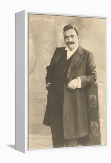 Photo of Enrico Caruso-null-Framed Stretched Canvas