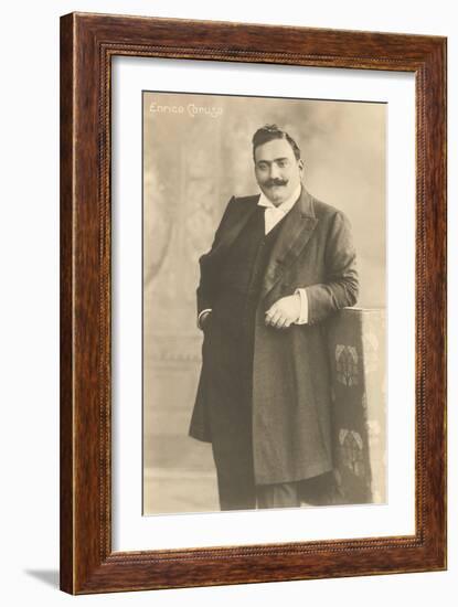 Photo of Enrico Caruso-null-Framed Art Print