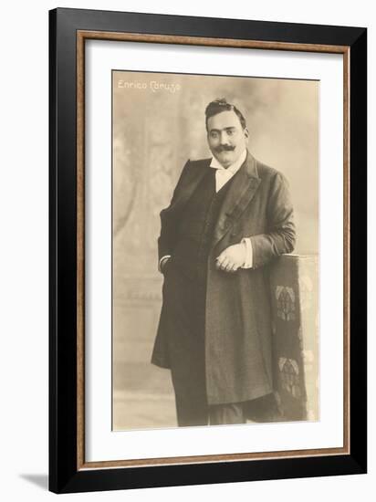 Photo of Enrico Caruso-null-Framed Art Print