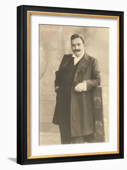 Photo of Enrico Caruso-null-Framed Art Print