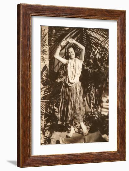 Photo of Hula Girl-null-Framed Art Print