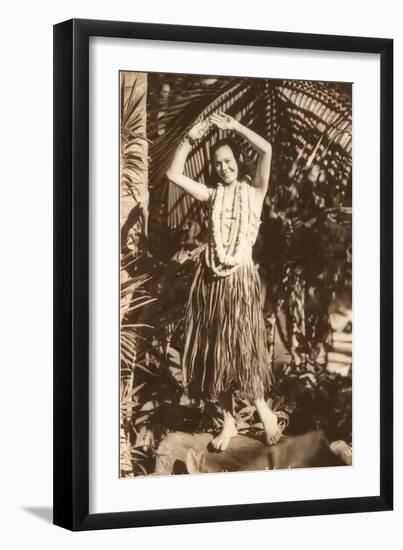 Photo of Hula Girl-null-Framed Art Print