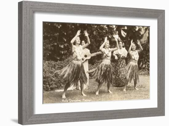 Photo of Hula Girls-null-Framed Art Print