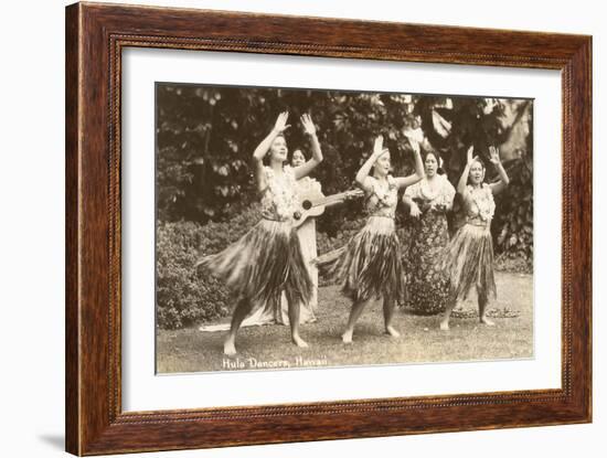 Photo of Hula Girls-null-Framed Art Print