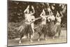 Photo of Hula Girls-null-Mounted Art Print