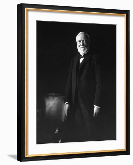 Photo of Industrialist Andrew Carnegie-Stocktrek Images-Framed Photographic Print