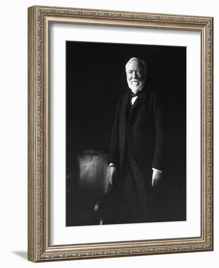 Photo of Industrialist Andrew Carnegie-Stocktrek Images-Framed Photographic Print