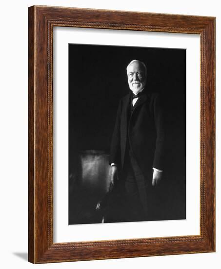 Photo of Industrialist Andrew Carnegie-Stocktrek Images-Framed Photographic Print