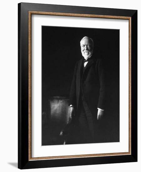 Photo of Industrialist Andrew Carnegie-Stocktrek Images-Framed Photographic Print