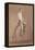 Photo of Man on Vintage Bicycle-null-Framed Stretched Canvas