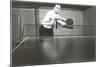 Photo of Man Playing Ping-Pong-null-Mounted Art Print