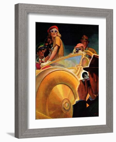 "Photo Opportunity,"December 4, 1937-Michael Dolas-Framed Giclee Print