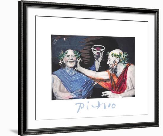 Photo Rehasse de Picasso et Manuel Pallar-Pablo Picasso-Framed Collectable Print