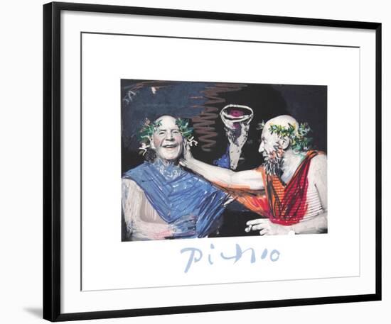 Photo Rehasse de Picasso et Manuel Pallar-Pablo Picasso-Framed Collectable Print