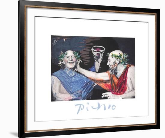 Photo Rehasse de Picasso et Manuel Pallar-Pablo Picasso-Framed Collectable Print