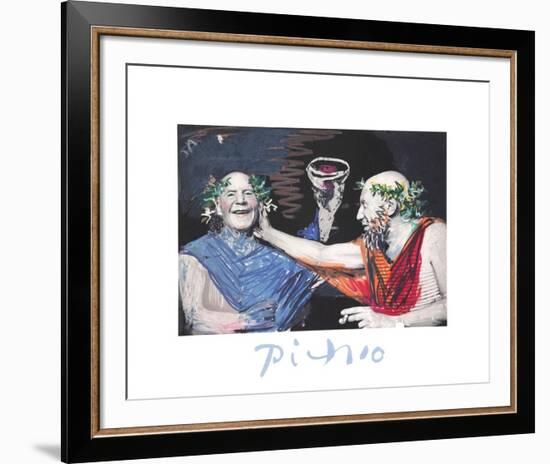 Photo Rehasse de Picasso et Manuel Pallar-Pablo Picasso-Framed Collectable Print