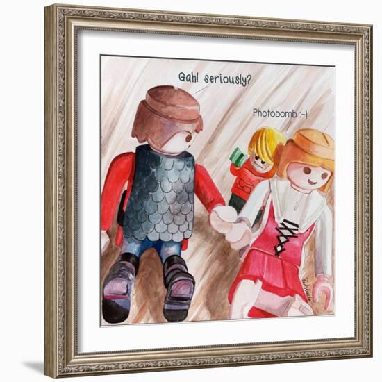 Photobomb 2-Jennifer Redstreake Geary-Framed Art Print