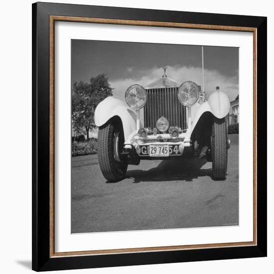 Photograph of a 1930 Rolls-Royce Phantom II Mulliner Continental Tourer, c.1958-Walker Evans-Framed Photographic Print