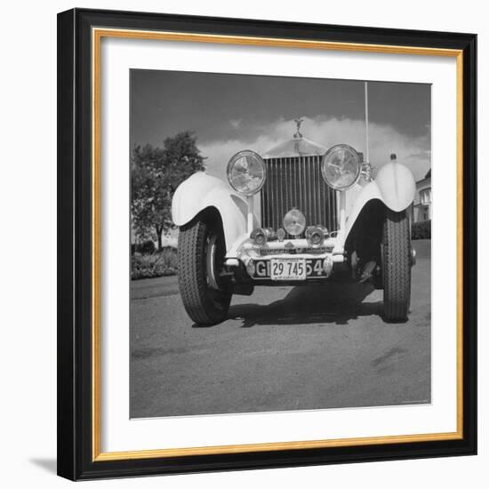 Photograph of a 1930 Rolls-Royce Phantom II Mulliner Continental Tourer, c.1958-Walker Evans-Framed Photographic Print