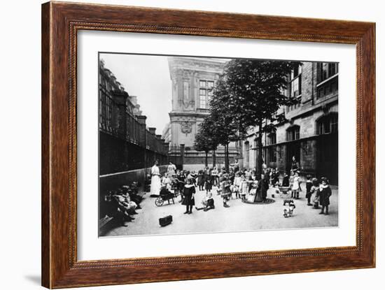 Photograph of Children at School During the Paris Commune, 1871-null-Framed Giclee Print