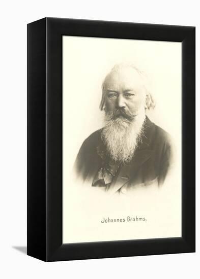 Photograph of Johannes Brahms-null-Framed Stretched Canvas