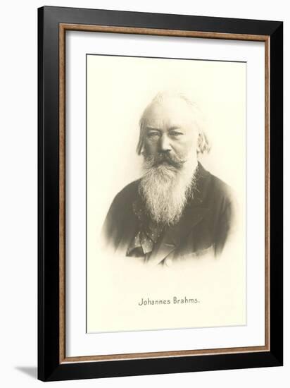 Photograph of Johannes Brahms-null-Framed Premium Giclee Print