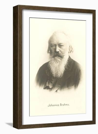 Photograph of Johannes Brahms-null-Framed Art Print