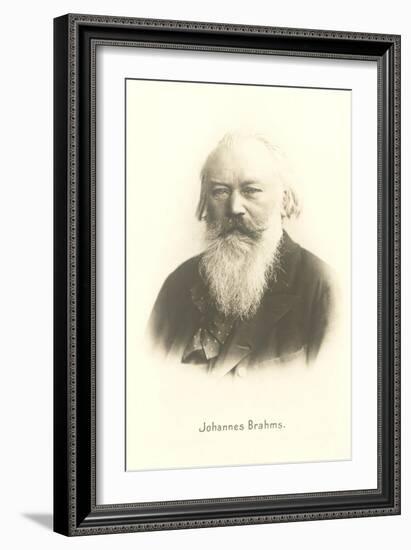 Photograph of Johannes Brahms-null-Framed Art Print