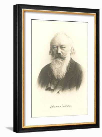 Photograph of Johannes Brahms-null-Framed Art Print