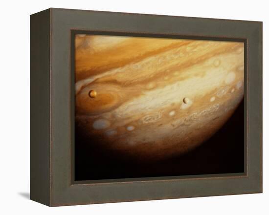 Photograph Of Jupiter-null-Framed Premier Image Canvas