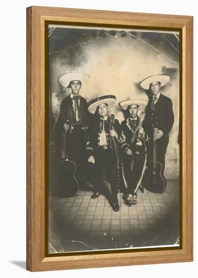 Photograph of Mariachis-null-Framed Stretched Canvas