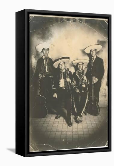 Photograph of Mariachis-null-Framed Stretched Canvas