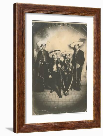 Photograph of Mariachis-null-Framed Art Print