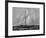 Photograph of Sketch of the Thistle, the Losing Scottish Entry in Race for America's Cup in 1887-null-Framed Photographic Print