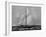 Photograph of Sketch of the Thistle, the Losing Scottish Entry in Race for America's Cup in 1887-null-Framed Photographic Print